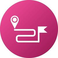 Point Destination Icon Style vector