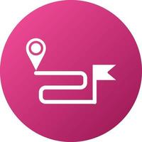 Point Destination Icon Style vector