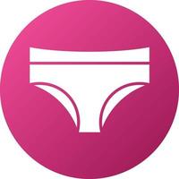 Underwear Icon Style vector