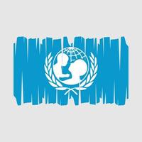 unicef bandera vector