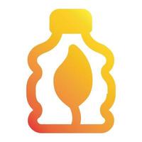 bottle icon vector