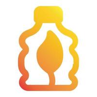 bottle icon vector