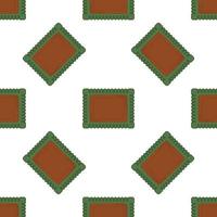 Pattern homemade cookie different taste in pastry biscuit vector