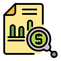 Result money papers icon vector flat