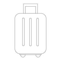 travel suitcase icon vector