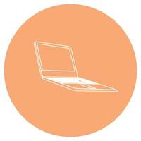 laptop icon vector