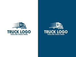 camión logo diseño vector. camión carga, logístico, entrega logo modelo vector