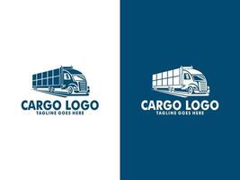 Truck logo design vector. Truck cargo, logistic, delivery logo template vector