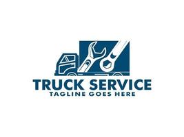 truck service logo vector , clean truck logo design