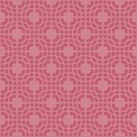 Red pattern on pink seamless background. vector