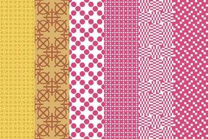 Modern set, seamless pattern for frame print design. Decorative element. vector