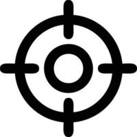 Target focus icon symbol design image, illustration of the success goal icon concept. EPS 10 vector