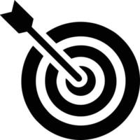 Target focus icon symbol design image, illustration of the success goal icon concept. EPS 10 vector