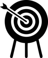 Target focus icon symbol design image, illustration of the success goal icon concept. EPS 10 vector