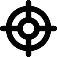 Target focus icon symbol design image, illustration of the success goal icon concept. EPS 10 vector