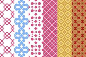 Seamless set of pattern. Elegant abstract background. Abstract geometric background. vector