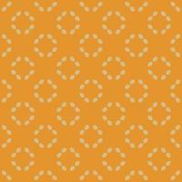 Light cream pattern on yellow seamless background. vector