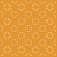 Light cream pattern on yellow seamless background. vector