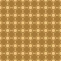 Yellow pattern on dark orange seamless backdrop. vector