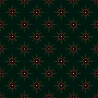 Repeating stars pattern on green background. Modern stylish texture. vector