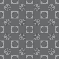 modelo desde círculos y cuadrícula en gris sin costura antecedentes. vector
