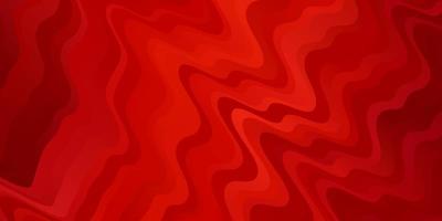 Light Red vector backdrop with bent lines.