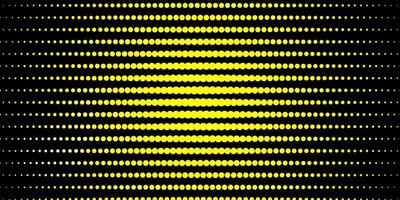 Light Yellow vector background with circles.
