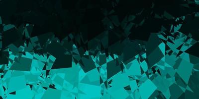 Dark green vector background with random forms.