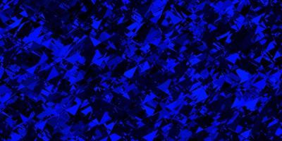 Dark blue vector pattern with polygonal shapes.