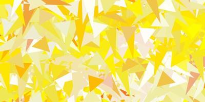 Light Orange vector background with polygonal forms.