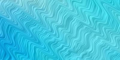 Light BLUE vector background with curved lines.
