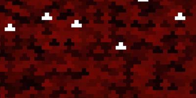 Dark Red vector template in rectangles.