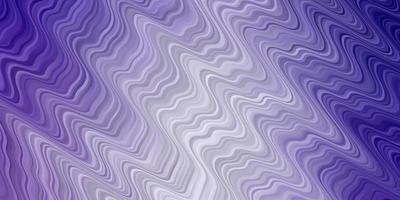 diseño de vector de color púrpura claro con curvas.
