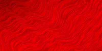 Light Red vector background with curves.