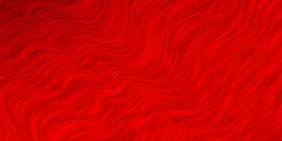 Light Red vector background with curves.