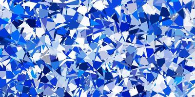 Light blue vector background with polygonal forms.