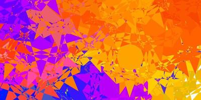 Light Blue, Yellow vector texture with random triangles.