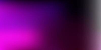 Dark purple, pink vector gradient blur pattern.