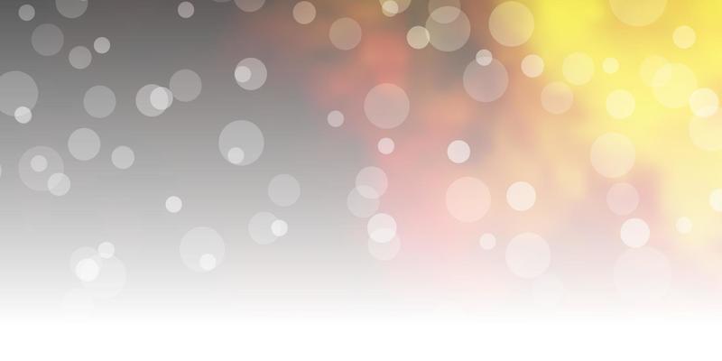 Dark Red, Yellow vector texture with circles.