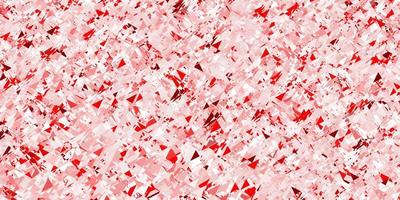 Light Orange vector template with crystals, triangles.