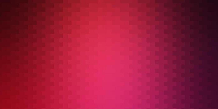 textura de vector rosa claro, rojo en estilo rectangular.