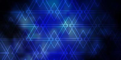 Dark BLUE vector layout with lines, triangles.