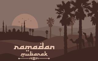 Ramadan background concept vector illustration