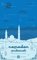 Ramadan background concept vector illustration