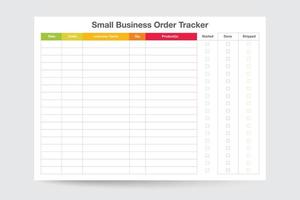 Small Business Order Tracker Sheet,Customer Order Tracker,Business Organiser Planner,Order Form,Printable Order from,Home Order Tracker,Business Oder Log,Order Tracker From vector