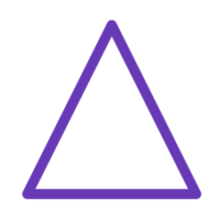 triangolo forma icona cartello png