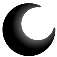 croissant lune icône png