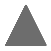 triangel form ikon tecken png