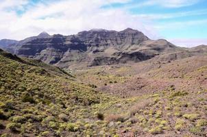 Scenic mountain landscape photo