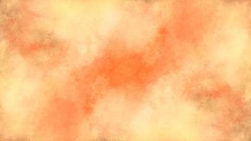 red and orange background, abstract watercolor background with space. colorful sunrise or sunset colors in cloudy shapes. beautiful hues of yellow gold and pink in hand painted watercolor background photo